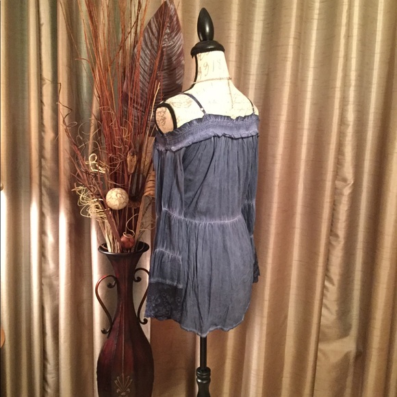 NEW Gorgeous Tie-Dye Off Shoulder Tunic - Picture 5 of 8